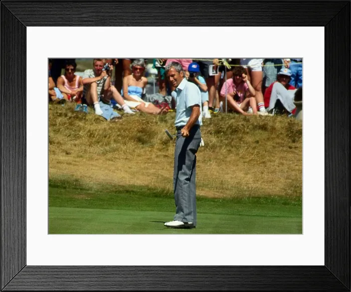 Framed Print : Curtis Strange golfer in action July 1989 Framed Print : Curtis Strange golfer in action July 1989