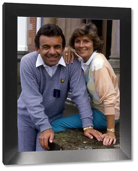 Tony Jacklin with his wife Vivien Jacklin July 1986