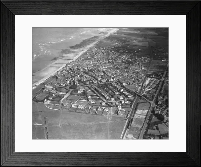 Framed Print : Aerial view of Sheringham. Circa 1926 Framed Print : Aerial view of Sheringham. Circa 1926