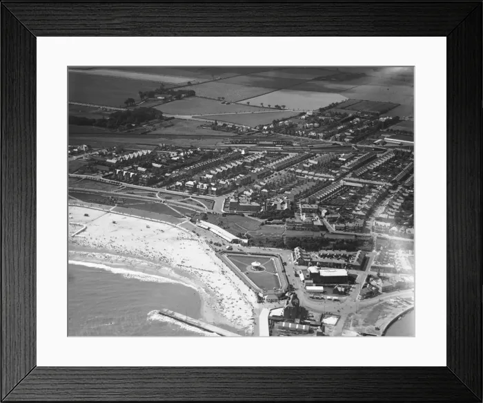Framed Print : Aerial view of Gorleston on Sea. Circa 1926. Local Caption These are rough scans Framed Print : Aerial view of Gorleston on Sea. Circa 1926. Local Caption These are rough scans