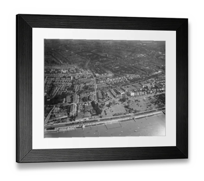 Framed Print : Aerial view of Westcliff-on-Sea. Circa 1926