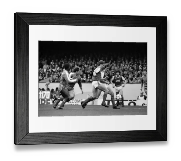 Framed Print : Arsenal 3 v. Chelsea 1. Division One Football. October 1986 LF20-14-013 Framed Print : Arsenal 3 v. Chelsea 1. Division One Football. October 1986 LF20-14-013
