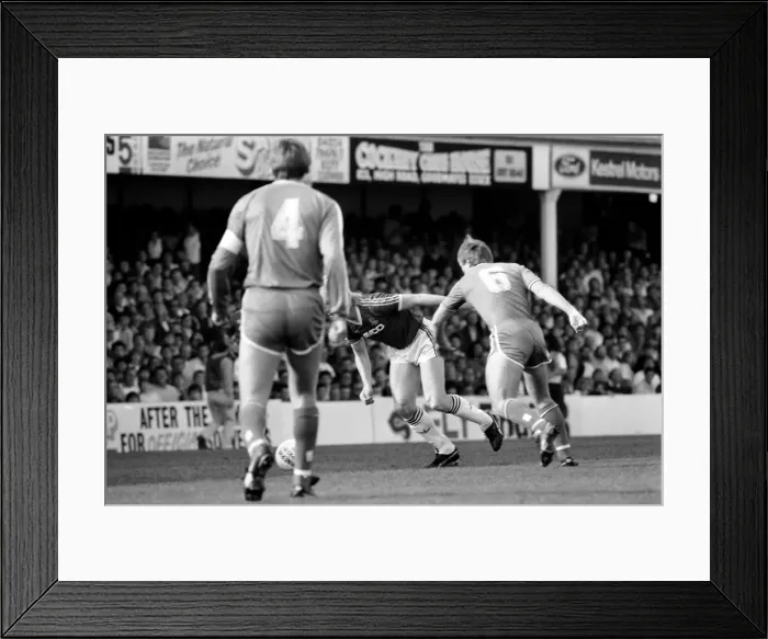 Framed Print : West Ham United 5 v. Chelsea 3. Division One Football. October 1986 LF20-01-008