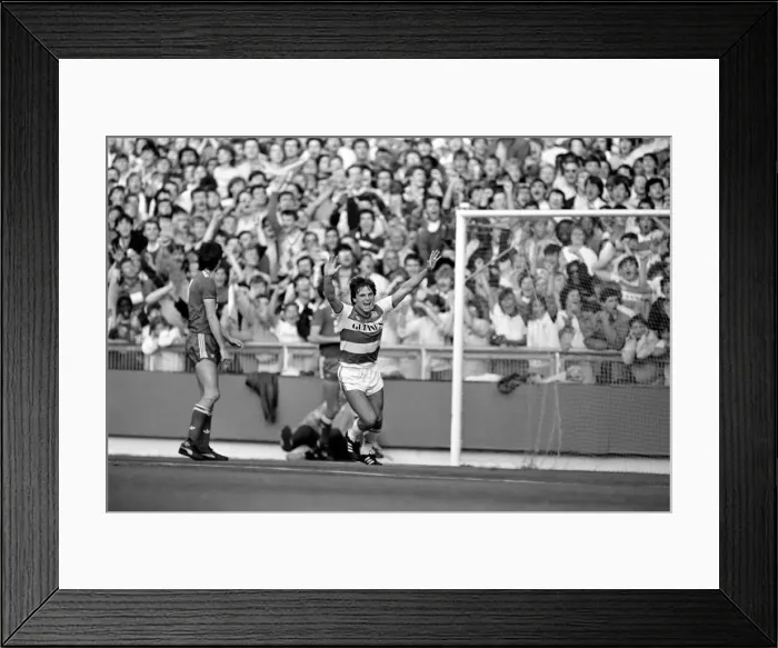 Framed Print : Division One Football 1985 / 86 Season, Queens Park Rangers v Liverpool, Loftus Road Framed Print : Division One Football 1985 / 86 Season, Queens Park Rangers v Liverpool, Loftus Road