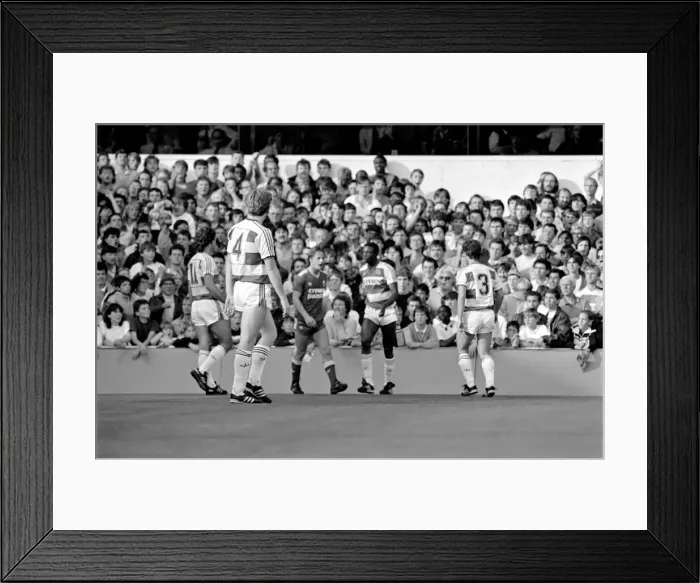 Framed Print : Division One Football 1985 / 86 Season, Queens Park Rangers v Liverpool, Loftus Road Framed Print : Division One Football 1985 / 86 Season, Queens Park Rangers v Liverpool, Loftus Road
