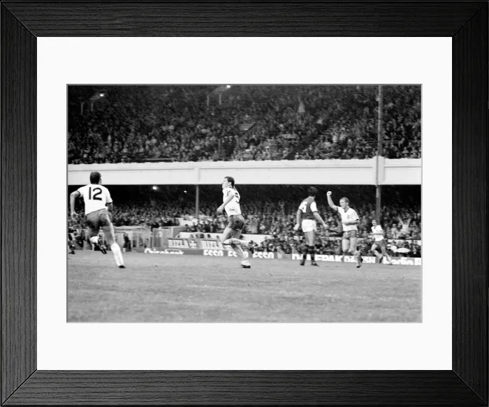 Framed Print : Division One Football, 1982 / 83 Season. Arsenal v West Ham United, Highbury Framed Print : Division One Football, 1982 / 83 Season. Arsenal v West Ham United, Highbury
