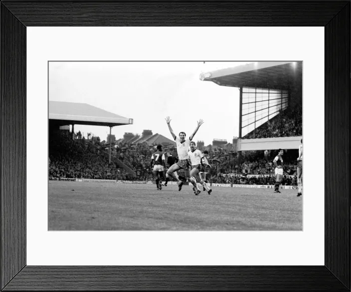 Framed Print : Division One Football, 1982 / 83 Season. Arsenal v West Ham United, Highbury Framed Print : Division One Football, 1982 / 83 Season. Arsenal v West Ham United, Highbury