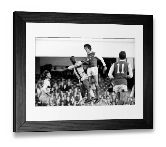 Framed Print : Division One Football, 1981 / 82 Season, Arsenal v Coventry, Highbury Framed Print : Division One Football, 1981 / 82 Season, Arsenal v Coventry, Highbury