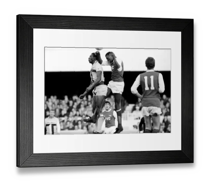 Framed Print : Division One Football, 1981  /  82 Season, Arsenal v Coventry, Highbury