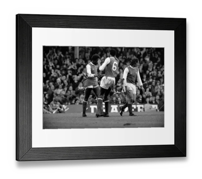 Framed Print : Division One Football 1981 / 82 Season, Arsenal v Manchester City, Highbury Framed Print : Division One Football 1981 / 82 Season, Arsenal v Manchester City, Highbury
