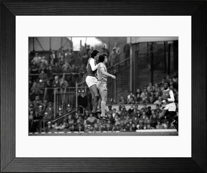 Framed Print : Division One Football 1981 / 82 Season, Arsenal v Manchester City, Highbury Framed Print : Division One Football 1981 / 82 Season, Arsenal v Manchester City, Highbury