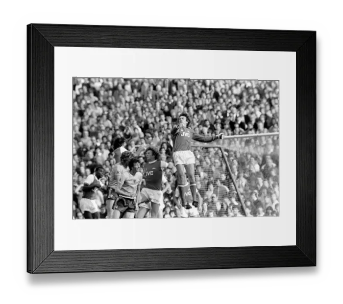 Framed Print : Division One Football 1981  /  82 Season. Arsenal v. Sunderland, Highbury