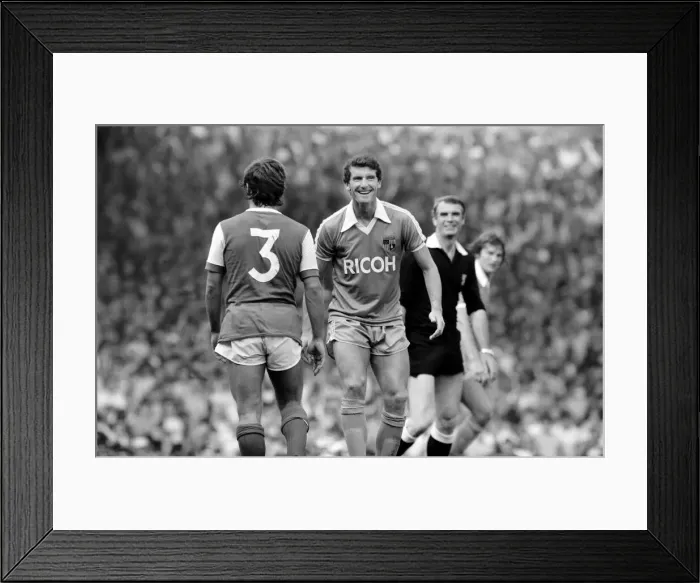 Framed Print : Division One Football 1981 / 82, Arsenal v Stoke, Highbury Framed Print : Division One Football 1981 / 82, Arsenal v Stoke, Highbury