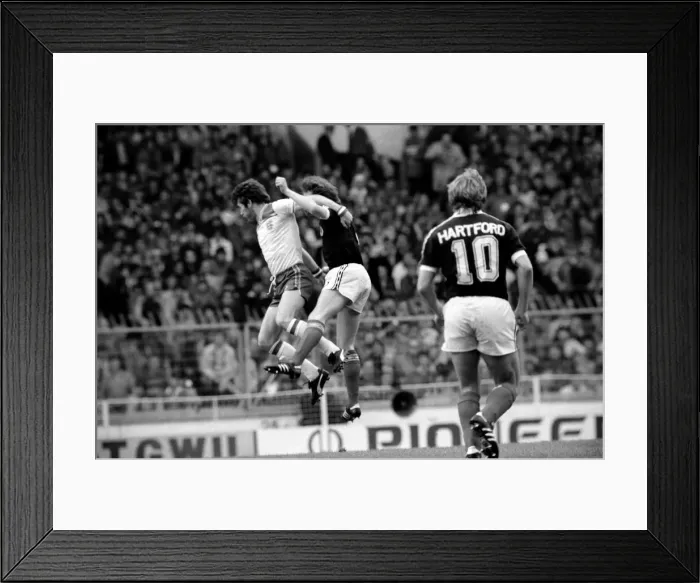 Framed Print : Football Home Internationals 1980  /  81 Season England v Scotland, Wembley