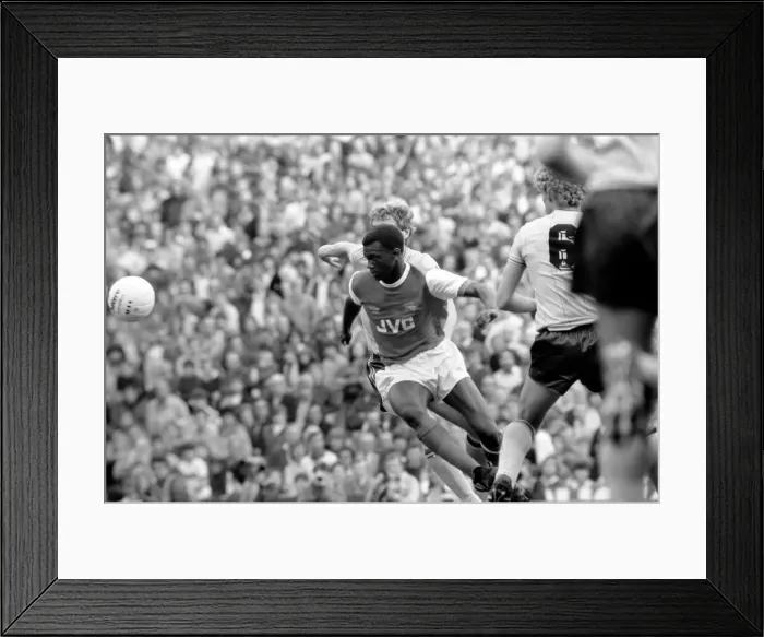 Framed Print : Division One Football 1981  /  82 Season. Arsenal v. Sunderland, Highbury