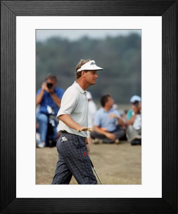 Framed Print : Sandy Lyle Scottish golfer July 1989 Framed Print : Sandy Lyle Scottish golfer July 1989