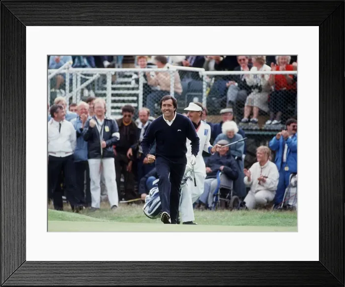 Framed Print : Seve Ballesteros at 1988 British Open July 1988