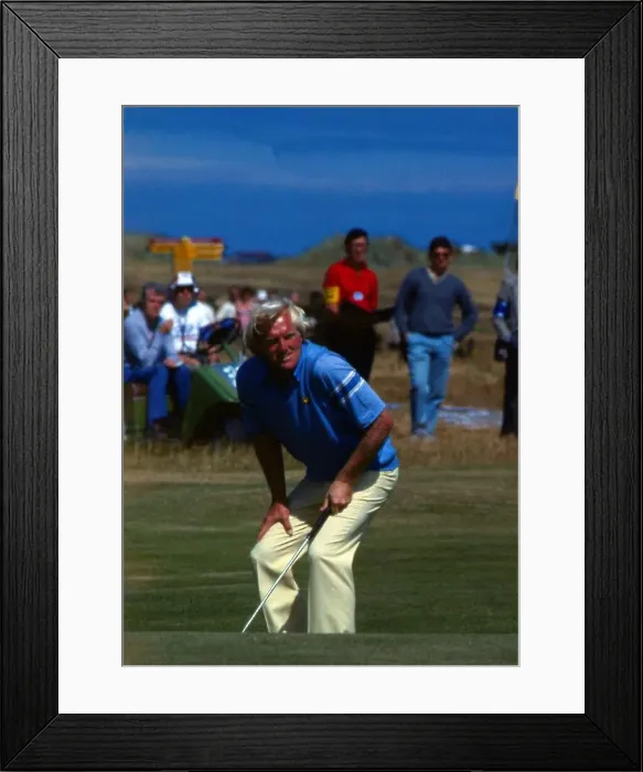 Framed Print : Greg Norman golfer in action July 1990 Framed Print : Greg Norman golfer in action July 1990