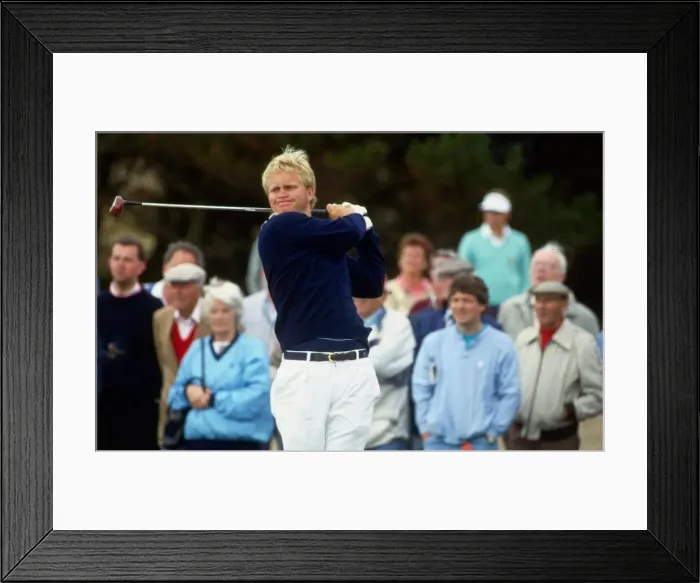 Framed Print : Jack Nicklaus golfer in action July 1989 Framed Print : Jack Nicklaus golfer in action July 1989