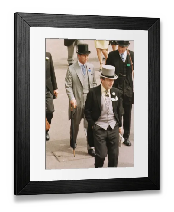 Framed Print : Prince Charles at Royal Ascot 1998