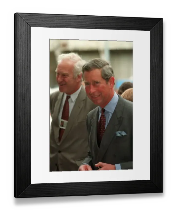 Framed Print : Prince Charles August 1998 Framed Print : Prince Charles August 1998
