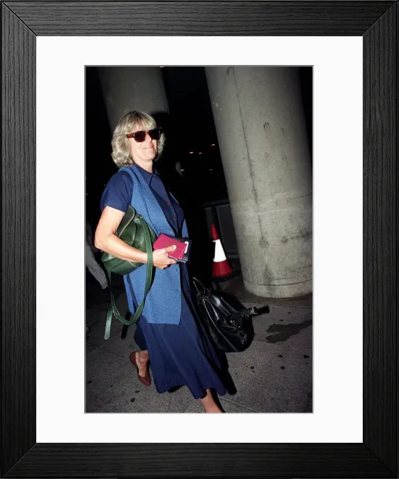 Framed Print : Camilla Paker Bowles December 1997 Close friend of Prince Charles