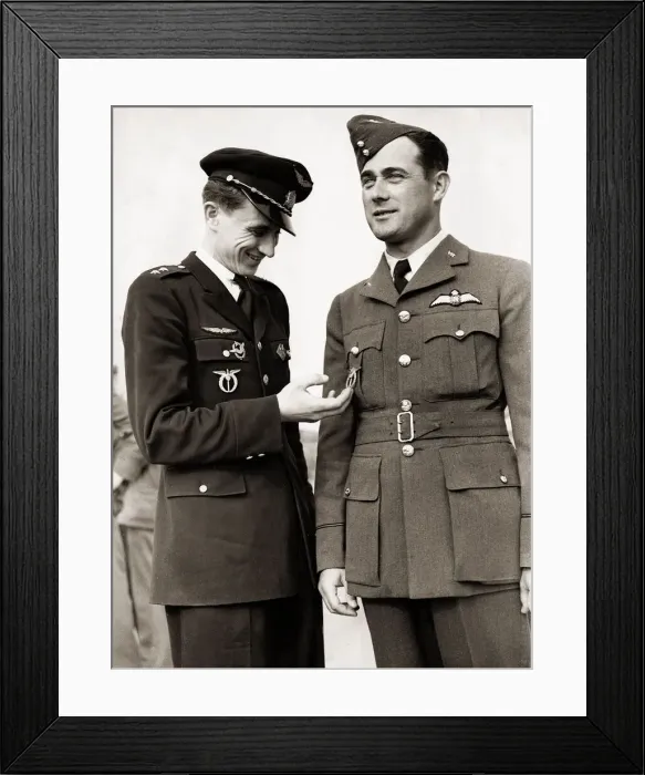 Framed Print : ABWW2 - 29 Czech pilots one in his new R. A. F. uniform
