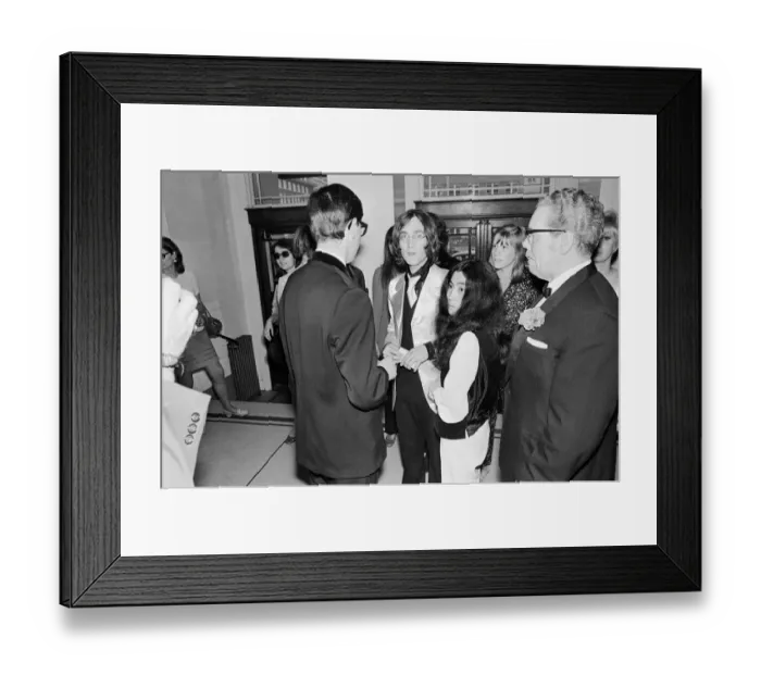 Framed Print : John Lennon & Yoko Ono 18th June 1968. John Framed Print : John Lennon & Yoko Ono 18th June 1968. John