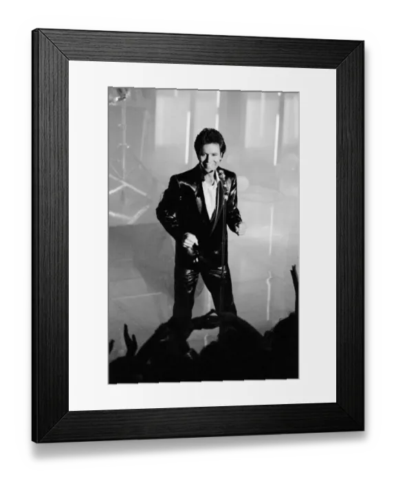 Framed Print : Montreux Golden Rose Pop Festival. Cliff Richard performing. 11th May 1984 Framed Print : Montreux Golden Rose Pop Festival. Cliff Richard performing. 11th May 1984