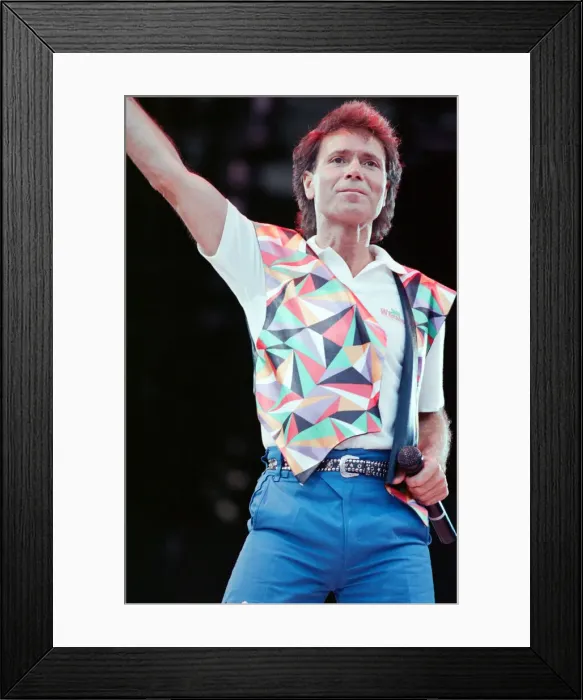 Framed Print : Cliff Richard - From A Distance - The Event. Wembley Stadium June 16 1989 Framed Print : Cliff Richard - From A Distance - The Event. Wembley Stadium June 16 1989