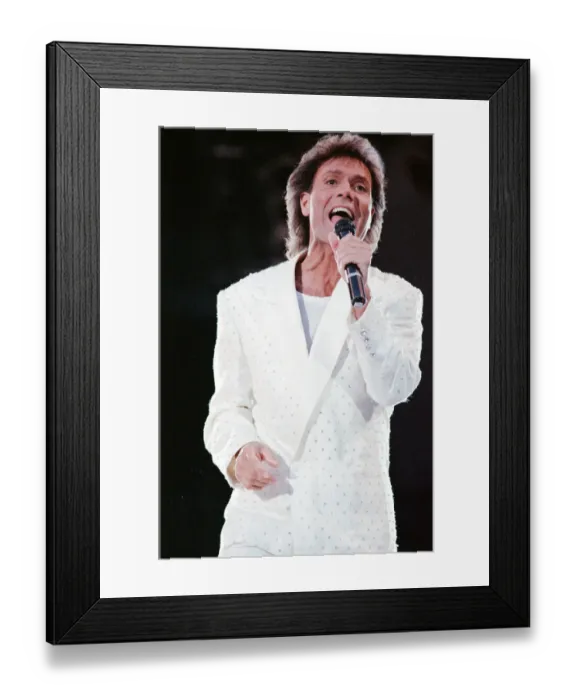 Framed Print : Cliff Richard - From A Distance - The Event. Wembley Stadium June 17 1989 Framed Print : Cliff Richard - From A Distance - The Event. Wembley Stadium June 17 1989