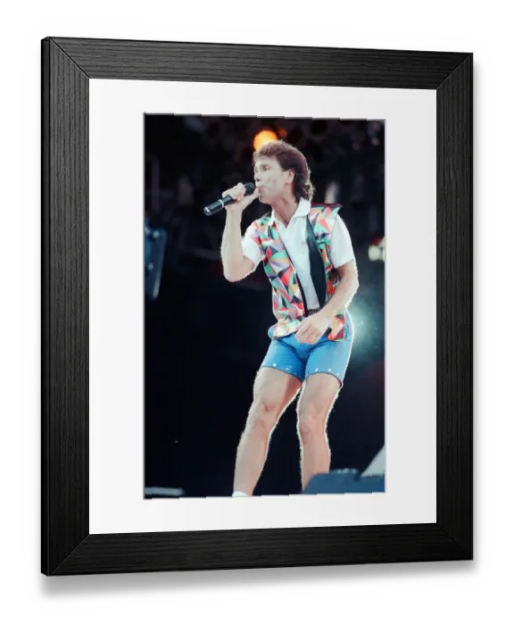 Framed Print : Cliff Richard - From A Distance - The Event. Wembley Stadium June 17 1989