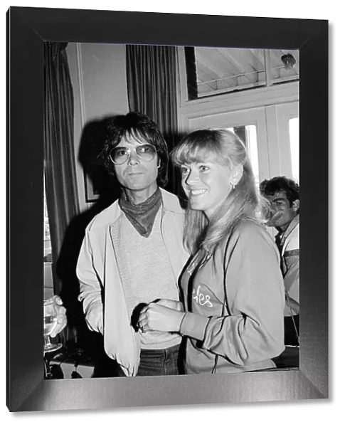 Cliff Richard with Sue Barker. 12th June 1982