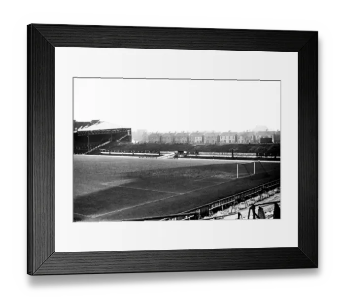 Framed Print : Old Trafford manchester United football ground: A view of the blitzed main stand seen