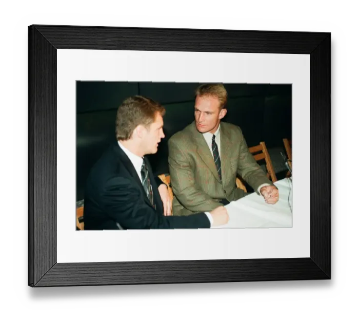 Framed Print : Francois Pienaar, ex-South African Rugby player signing for Saracens Rugby Club Framed Print : Francois Pienaar, ex-South African Rugby player signing for Saracens Rugby Club