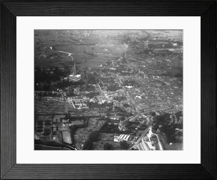Framed Print : Aerial view of Salisbury. Local Caption These are rough scans Framed Print : Aerial view of Salisbury. Local Caption These are rough scans