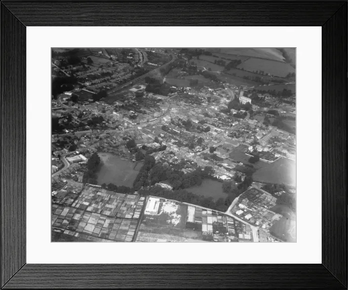 Framed Print : Aerial view of Andover. Local Caption These are rough scans Framed Print : Aerial view of Andover. Local Caption These are rough scans