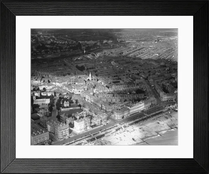 Framed Print : Aerial view of Eastbourne. Local Caption These are rough scans Framed Print : Aerial view of Eastbourne. Local Caption These are rough scans