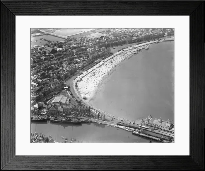 Framed Print : Aerial view of Weymouth. Local Caption These are rough scans Framed Print : Aerial view of Weymouth. Local Caption These are rough scans