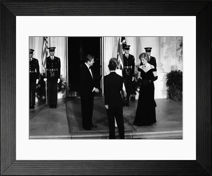 Framed Print : The Prince and Princess of Wales visit to the United States, 1985 Framed Print : The Prince and Princess of Wales visit to the United States, 1985