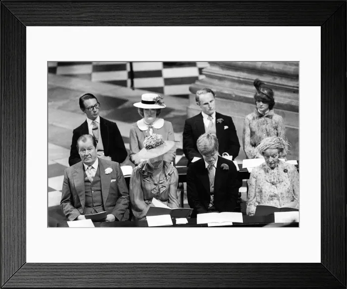 Framed Print : Prince Charles Lady Diana Spencer Royal Wedding July 1981 Earl Spencer