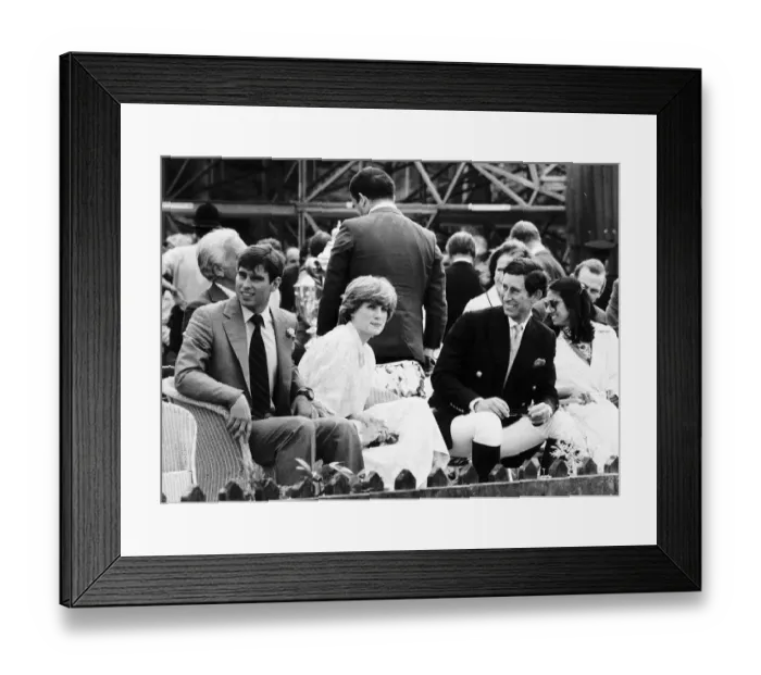 Framed Print : Lady Diana Spencer attending the Imperial International Polo Match at Guards Polo Club Framed Print : Lady Diana Spencer attending the Imperial International Polo Match at Guards Polo Club