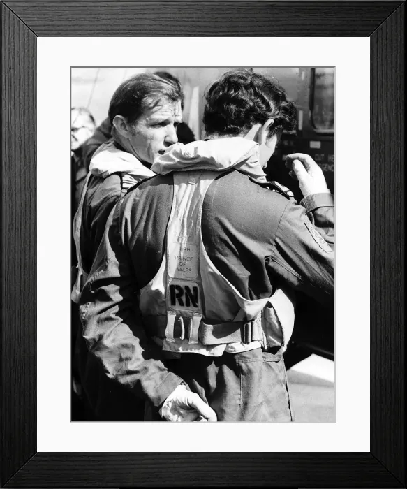 Framed Print : Prince Charles beginning a 3 month helicopter course with the Red Dragons Framed Print : Prince Charles beginning a 3 month helicopter course with the Red Dragons