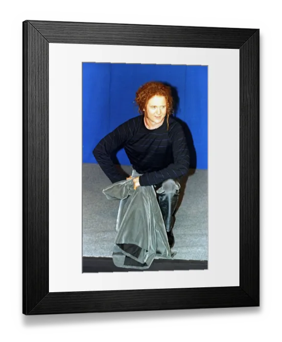 Framed Print : Mick Hucknall lead singer of Simply Red at the MTV European Music Awards November Framed Print : Mick Hucknall lead singer of Simply Red at the MTV European Music Awards November