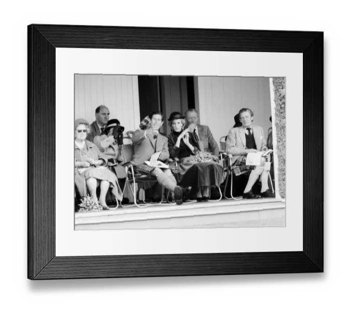 Framed Print : Prince Charles and Princess Diana attend the annual Braemar Highland Games near Balmoral Framed Print : Prince Charles and Princess Diana attend the annual Braemar Highland Games near Balmoral