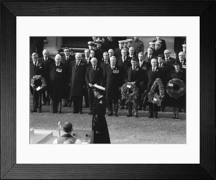Framed Print : Prince Charles Rememberance Day at the Cenotph November 1983 Framed Print : Prince Charles Rememberance Day at the Cenotph November 1983