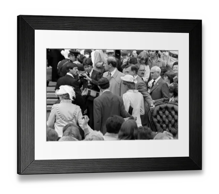 Framed Print : Prince and Princess of Wales tour of Canada in June 1983 Framed Print : Prince and Princess of Wales tour of Canada in June 1983
