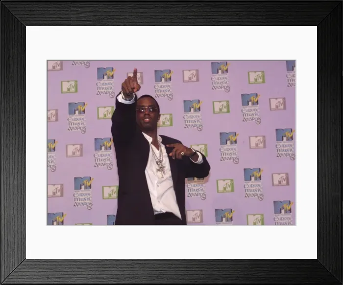 Framed Print : MTV Music awards in Ireland November 1999 American rapper Puff Daddy Framed Print : MTV Music awards in Ireland November 1999 American rapper Puff Daddy