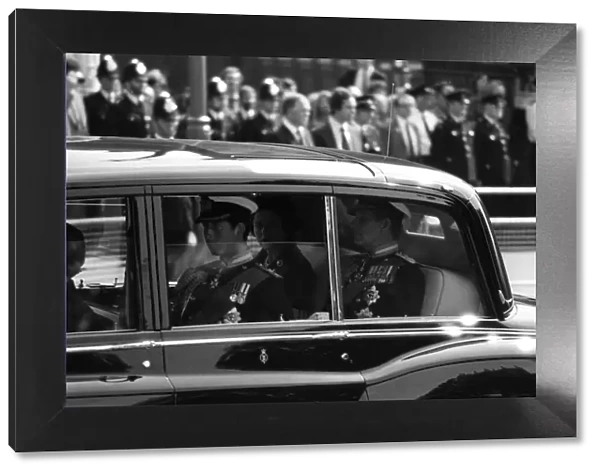Earl Mountbatten Funeral, September 1979 Queen Elizabeth Prince Philip
