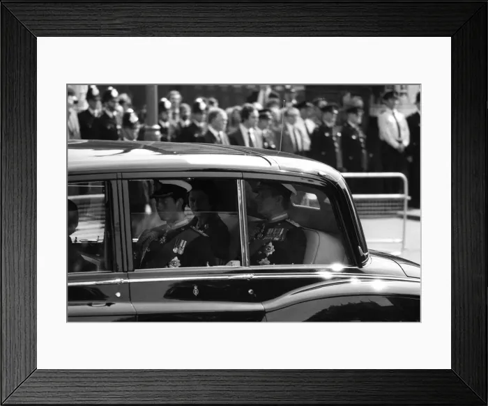 Framed Print : Earl Mountbatten Funeral, September 1979 Queen Elizabeth Prince Philip Framed Print : Earl Mountbatten Funeral, September 1979 Queen Elizabeth Prince Philip